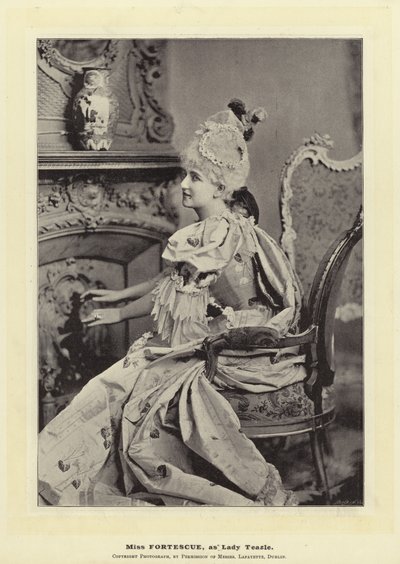 Miss Fortescue as Lady Teazle by English Photographer